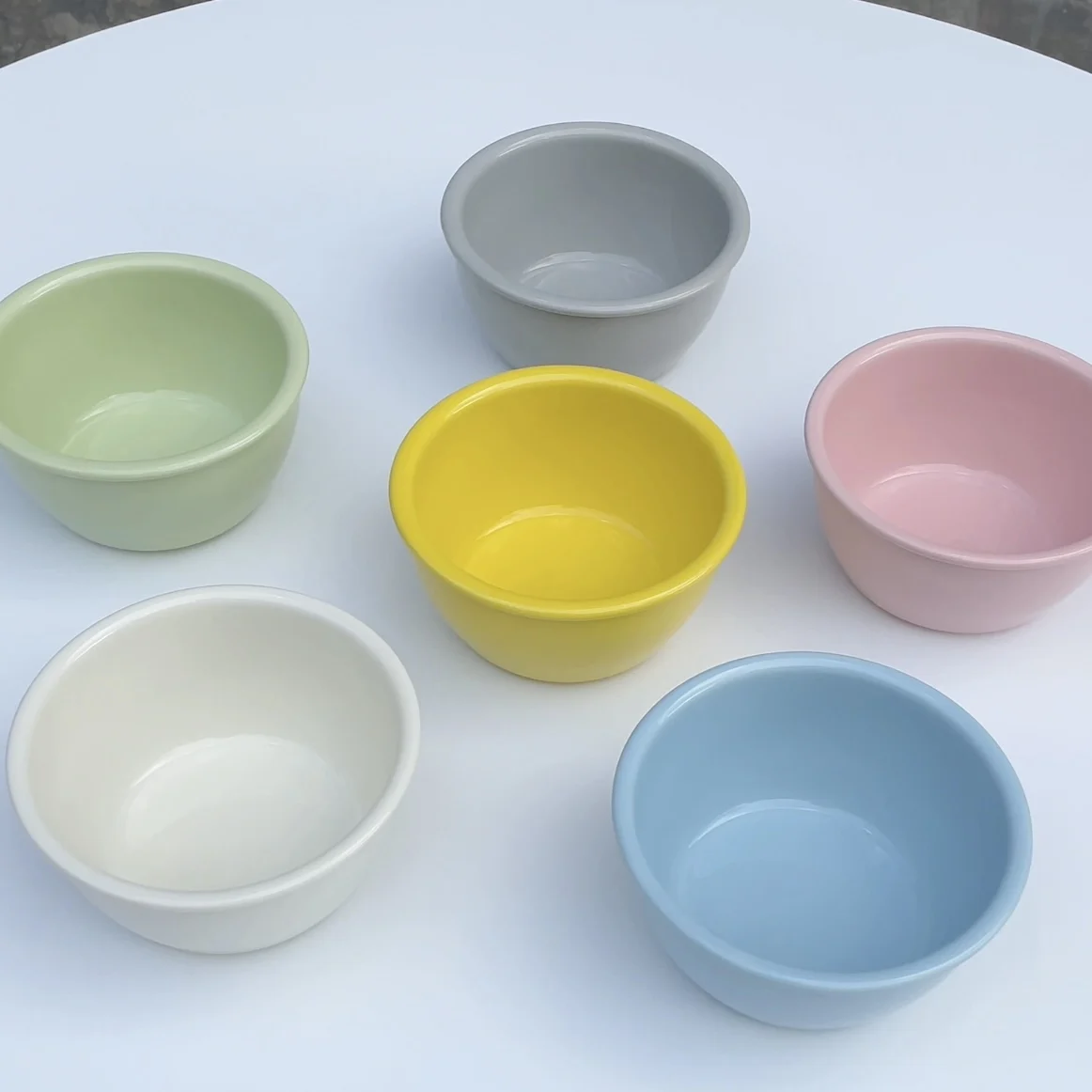 Neue Ins Sle Cry Cerc Unterglasur Glasur 48 Zoll Joghurt Schüssel Dert Schüssel Schüssel Löffel Set Porzellan Geschirr