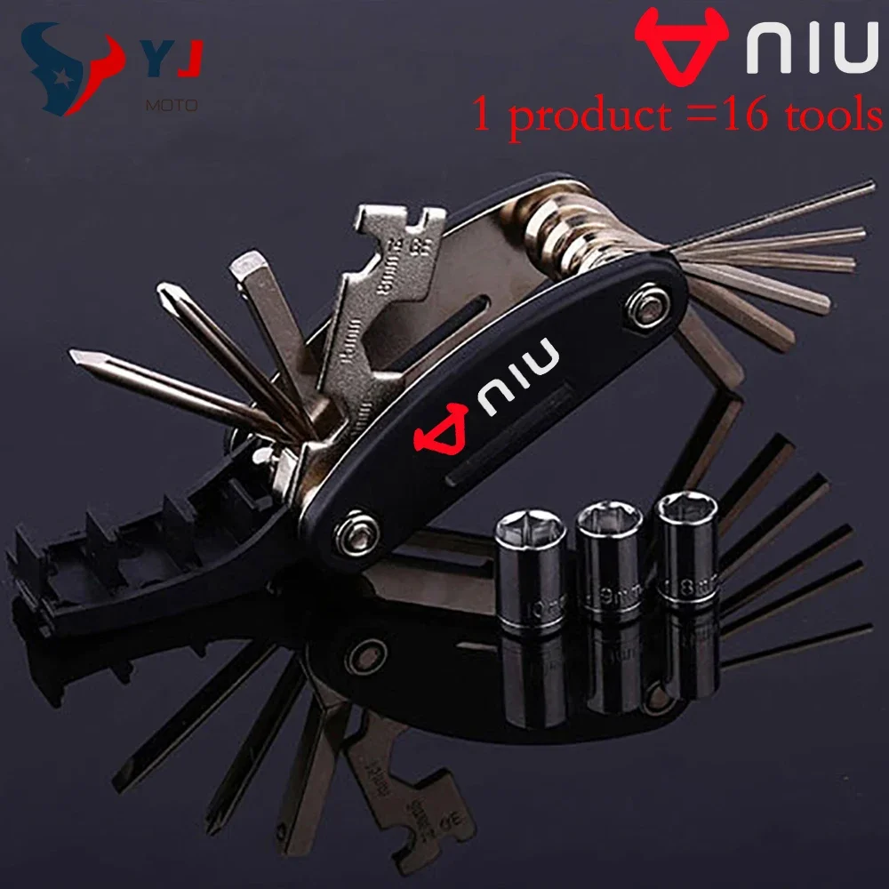 For NIU N1 N1S M1 U1 M+ NG US U+ UQI NQI GT NXT X3 SQI MQI RQI B2 Scooter Multifunction Tool Repair 16 functions Screwdriver Set