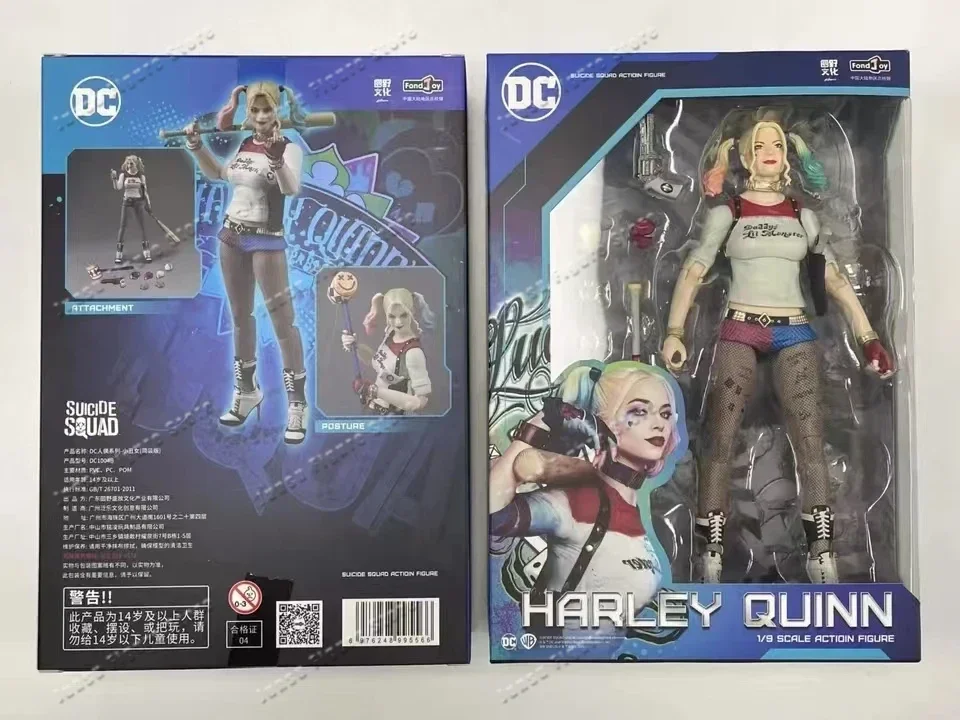 Fondjoy Wonder Woman Harley Quinn Joker Superman Figurine d'action à l'échelle 1/9 Personnages d'anime Modèle authentique Cadeau pour garçons