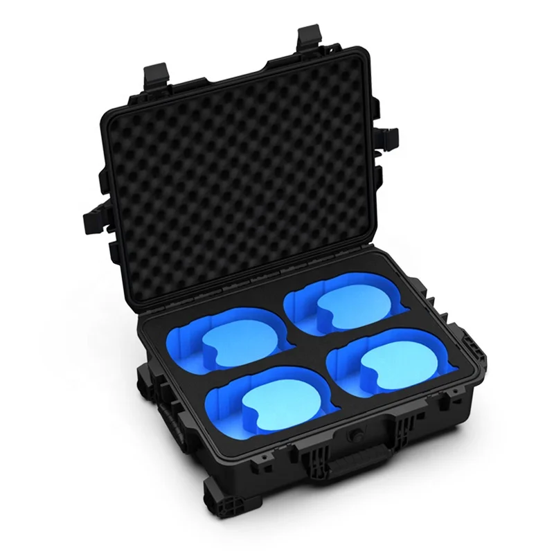 215XB Customized Waterproof Portable VR Protective Shell Boxes Case Plastic Instrument Case With Foam Inserts