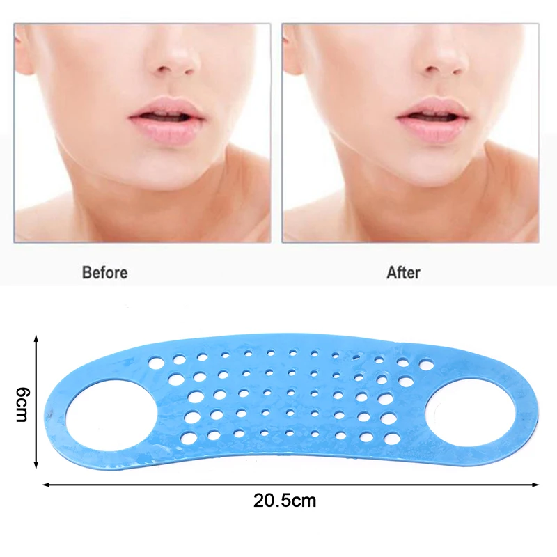 Silicone Face V Forma Emagrecimento Bandagem, Chin Duplo, Neck Stretch Slimming Tool