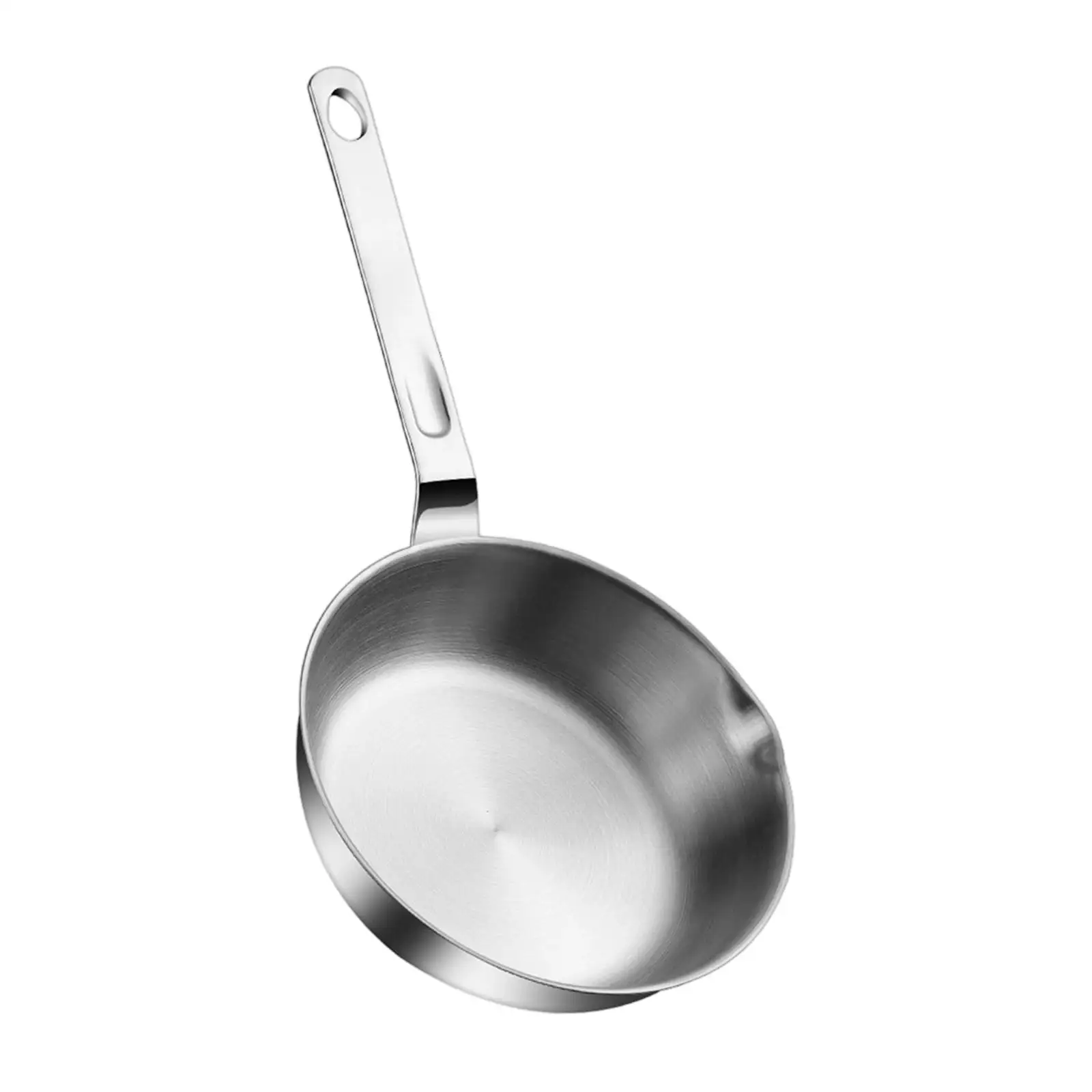 Stainless Steel Pancake Frying Pan Nonstick Skillet Saute Pan for Electric Stovetop Gas Cooker Making Eggs Omelet Kitchen Use