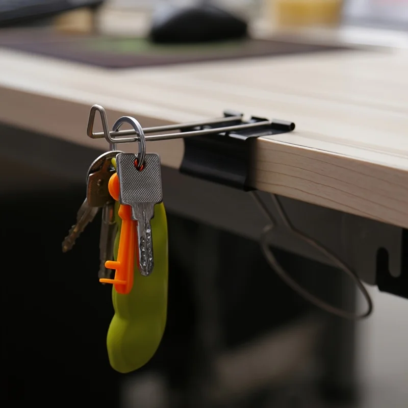 Cup Holder: New Multi-Function Clip, Desk Cup Holder, Tabletop, Pen Holder, Storage Rack, Multi-Function Hook
