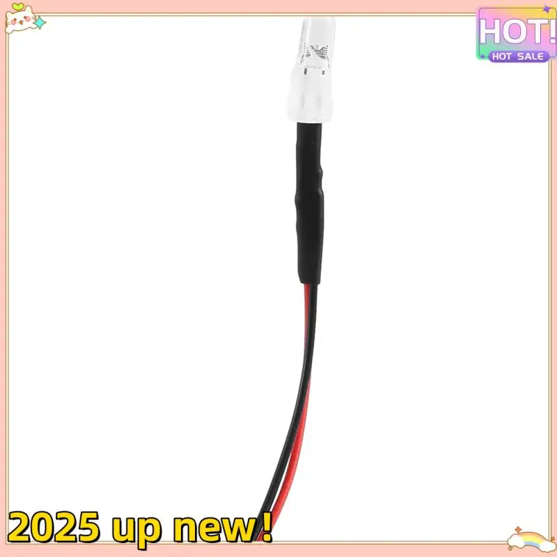 Classy-5PCS 4LED 5Mm Headlights RC Accessories LED Lights For 1/10 Model Drift Car Vehicle, Red And White