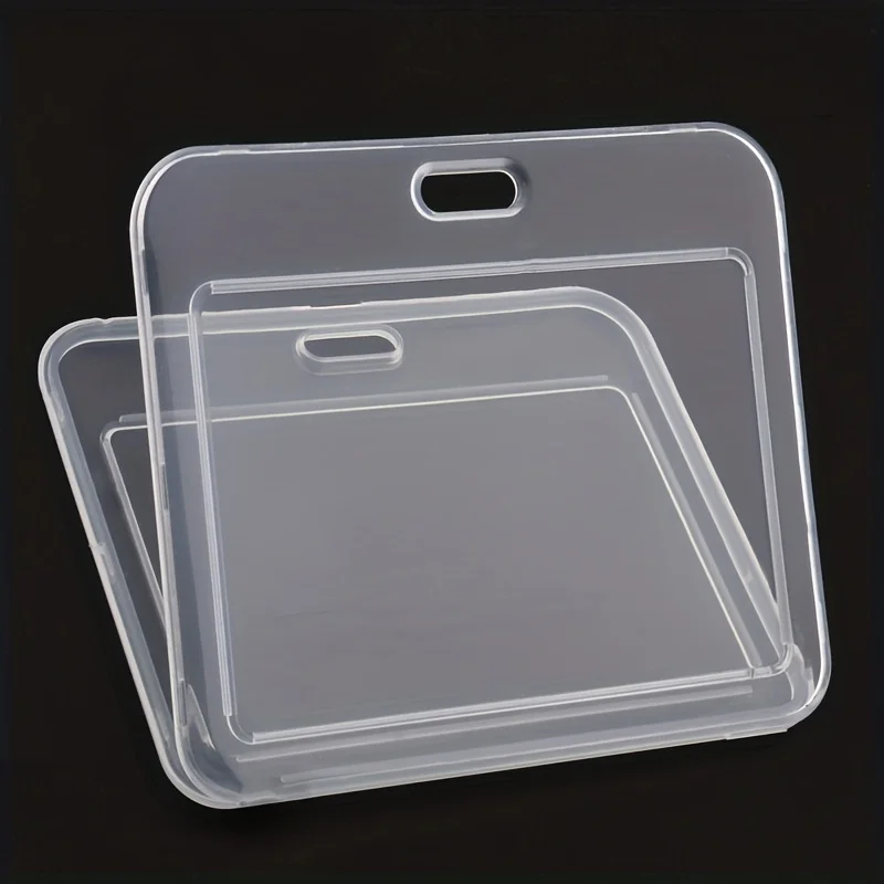

2D Transparent Two Types of Cards for Women, Men, Students: Bus Card, Badge Holder, Credit Card, Bank ID, School Supplies