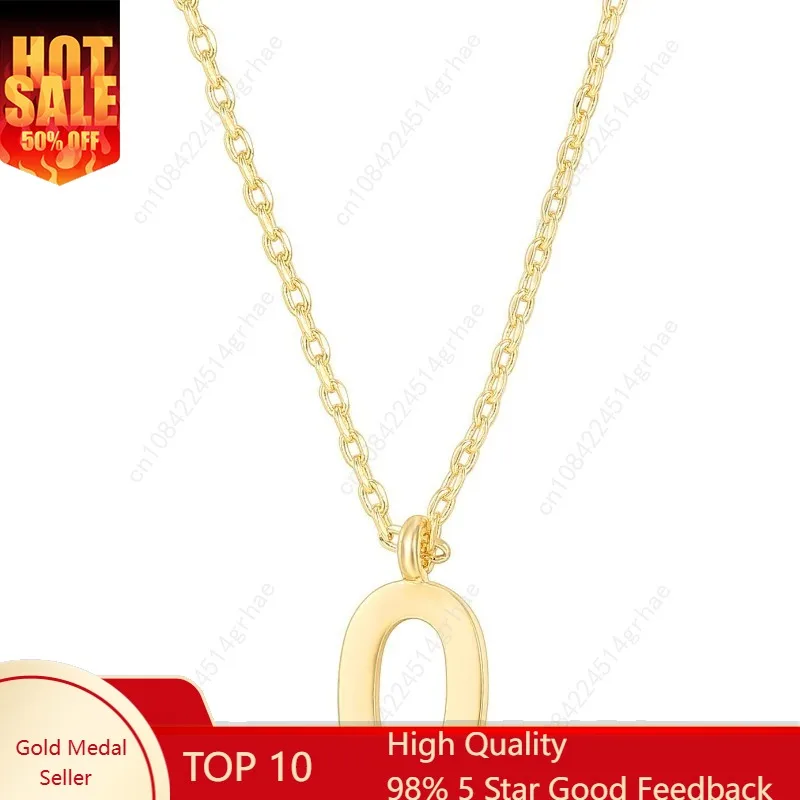 

14K Gold Plated Initial Necklace | Letter Necklaces for Women