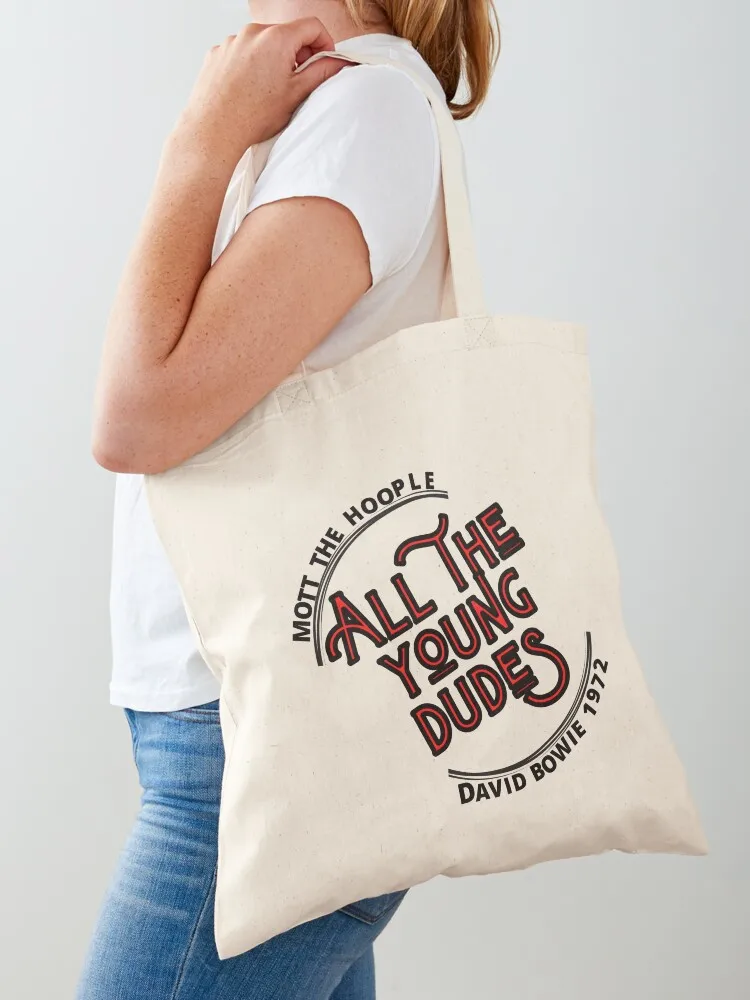 

All the young dudes 1972 Tote Bag ecological bags Shopping bags cute tote bag women bag