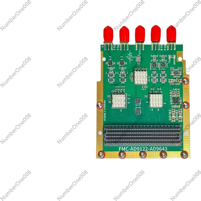 

FMC-AD9122-AD9643 Двухканальная высокоскоростная плата ADC/DAC, с DC-связью, для среднечастотных приемопередатчиков