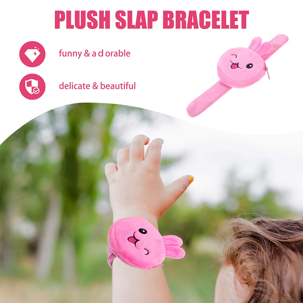 

Rabbit Bracelet Children Slap Bands Kids Plaything Lovely for Bracelets Wrist Girls Toy Toys Jewelry