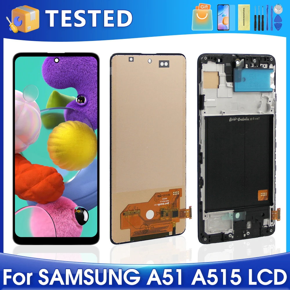 6.5\'\'A51 For Samsung For  A515 A515F A515U A515W A515X LCD Display Touch Screen Digitizer Assembly Replacement