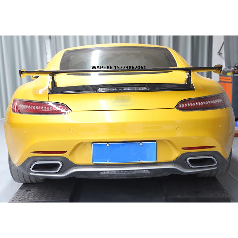 

Car Upgrade Carbon Fiber Tail Decorative Panel New Condition Fit for BZ 2015-2023 AMG GT GTS GTR Dry Carbon Fiber