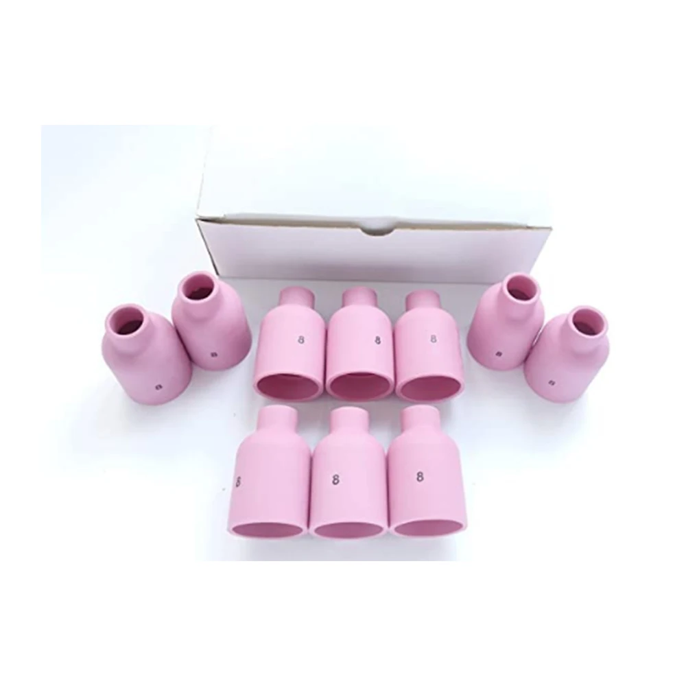 57N74 Ref.8 TIG Welding WP 9 WP20 WP-25 WP-17/18/26 Torch Alumina Ceramic Nozzle Cup 1/2'' 13mm