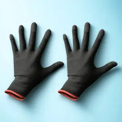 Guantes para pantalla táctil Uso de teléfono móvil Niños Negro Elástico Cómodo Antideslizante Guantes para pantalla táctil Ajuste perfecto