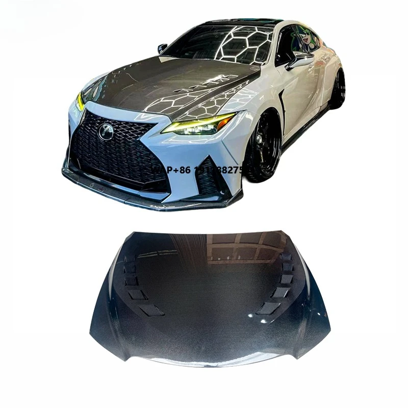 

ForIS350 2021+ Carbon Fiber Engine Hood with Cooling Vents Carbon Fiber Engine Bonnet Upgrade High Quality Body Kit