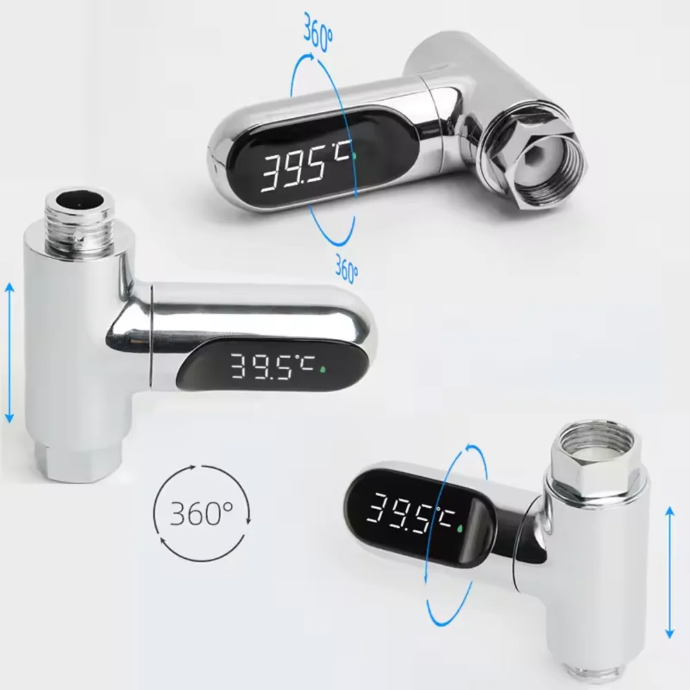 Led Digital Shower Temperature Display Water Thermometer With Thermostat Realtime Monitor Faucet Mixer Bathroom Accessories 2025