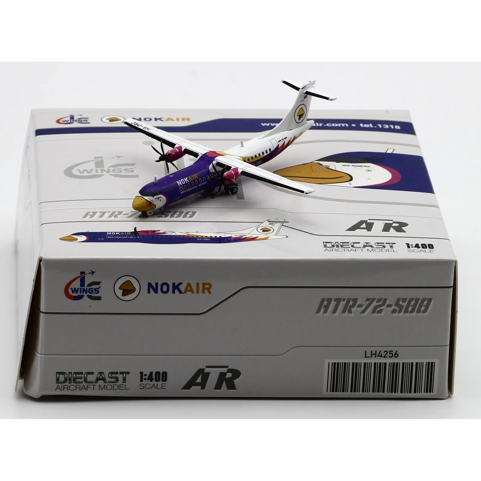 LH4256 Alloy Collectible Plane Gift JC Wings 1:400 Nok Air ATR 72-500 Diecast Aircraft Model HS-DRC