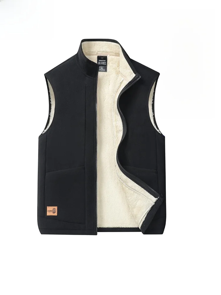 

Мужской утепленный флисовый жилет TUCANO: теплая зимняя куртка-жилет для города, модная верхняя одежда для мужчин среднего и старшего возраста на осень-зиму