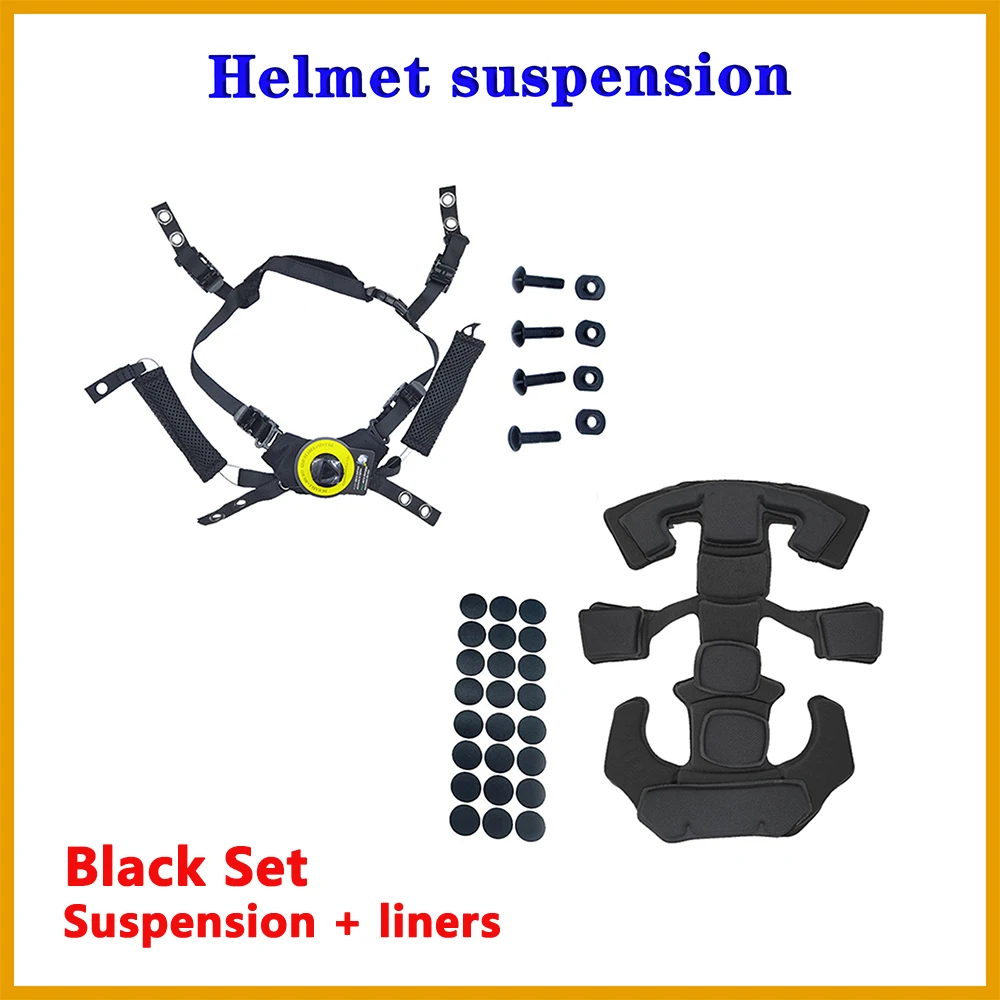 

Wendy's Helmet Suspension Tactical Helmet Adjustable Lanyard FASTMICH Outdoor Hunting Shooting Helmet Accessories Sponge Liner