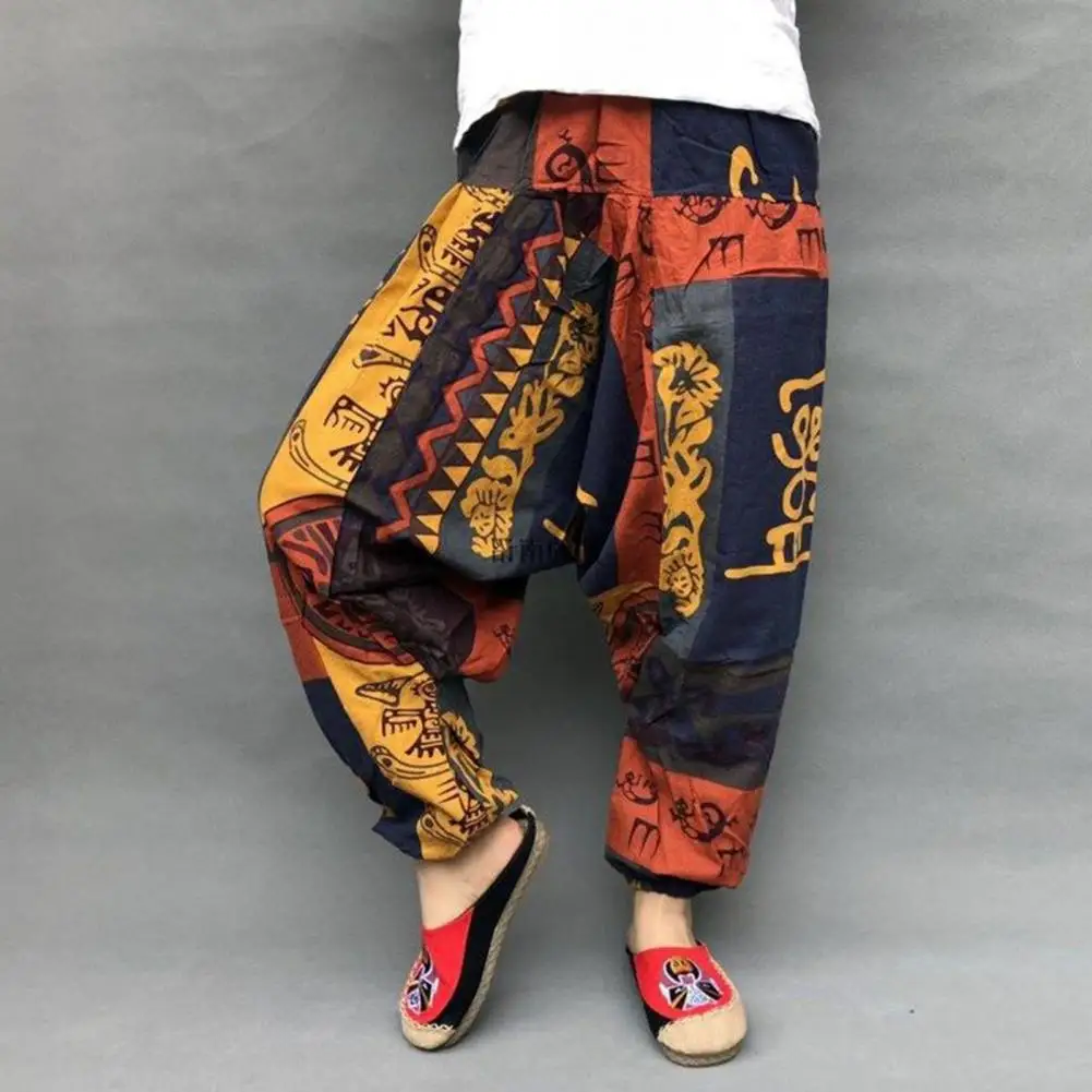 Women Men Bloomers  Vintage   Men Trousers Pantalones Lantern Pants