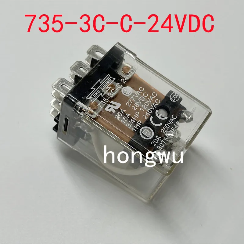 

100% Original New 1PCS 735-3C-C-24VDC relay 20A 11pins