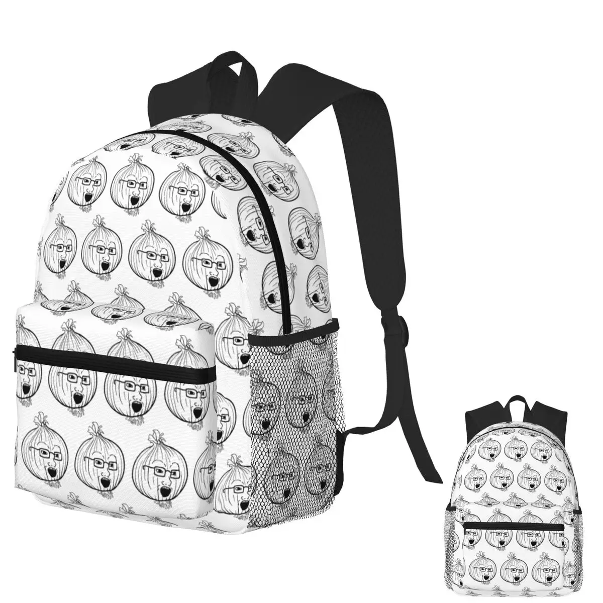 

Onions Soyboy Student Backpack School Bag Hiking Travel Daypack for Men Women Fashion Bookbag Shoulder Bags