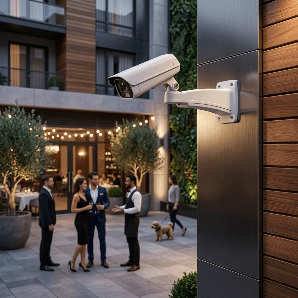 Reliable Aluminum Alloy Security Camera Bracket Sturdy Rust Resistant Wall Mount Stable Support Universal Pole Mount Home