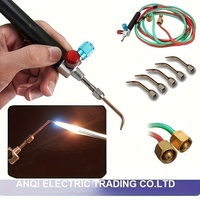 5 Tip Oxygen Welding Torch Kit for Jewelry Making High Temperature Flame Gun Durable Metal Tool with Interchangeable