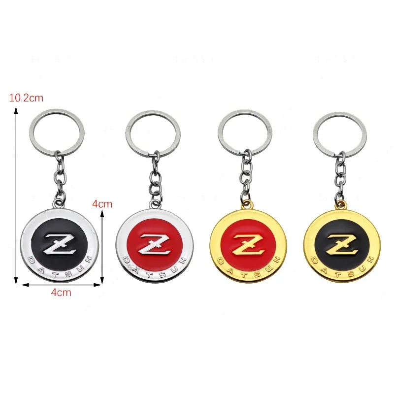 Metal Z Logo Car Keychain Holder for Nissan DATSUN Z Almera Sylphy Altima Sentra Qashqai Auto Key Rings Accessories