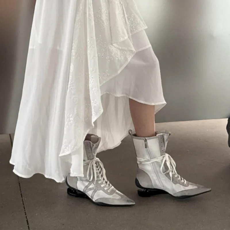 High-end Women's Booys Fashion Comfortable Short Boots Korean Version Knight Boots Women Luxury Designer Shoes Sapato Feminino