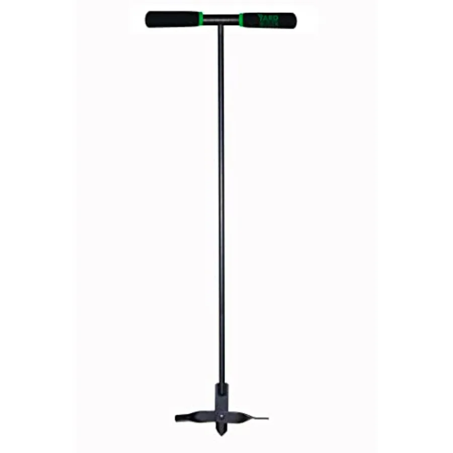 

Yard Butler ICA-36 - Lawn Care Tool for Aerating - Long-Handled - Power-Coated Steel Construction - Comfortable Cushioned Handl