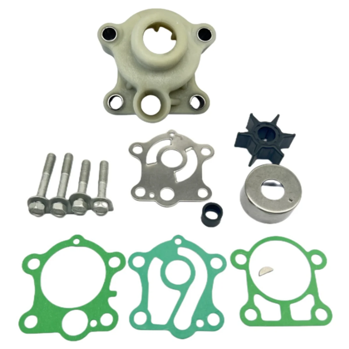 

6H4-W0078 Water Pump Impeller Service Kit for Yamaha 2 Stroke 40hp 50hp Outboard 6H4-W0078-00 6H4-W0078-A0 18-3429