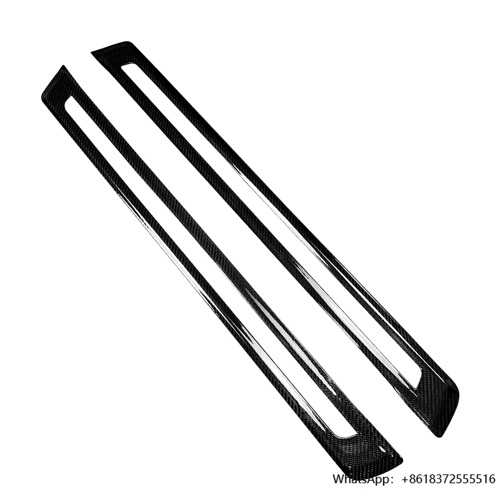 

For 4 Series G22 G23 2020 2021 2022 M4 Carbon Fiber Door Sill Cover Trim Protection Strip Dry Carbon Car Interior Trim Kits