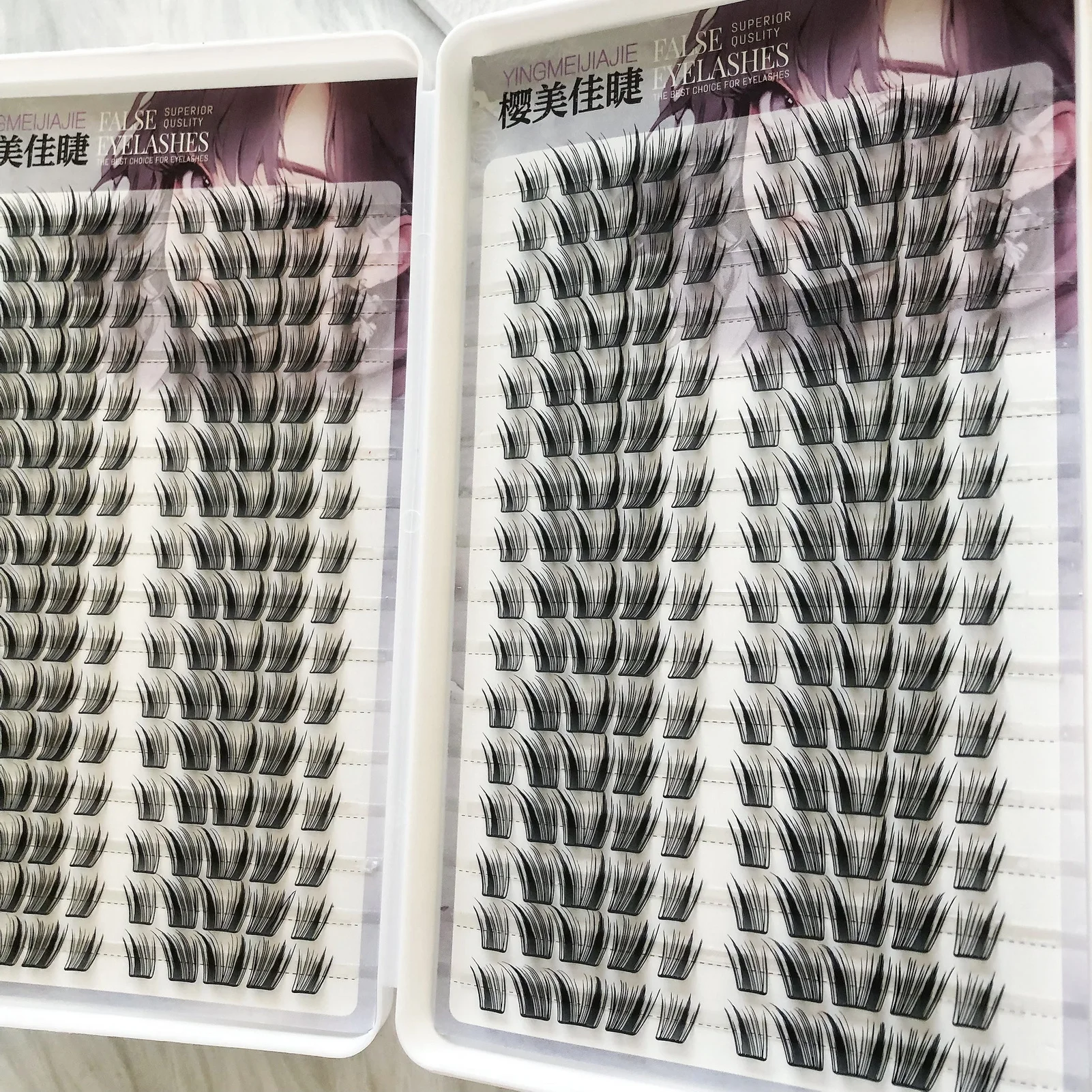 DIY Lash extensions geen lijm 11-13mm Valse Wimpers Natuurlijke Look individuele cluster nep wimper Voor Vrouw make-up Dagelijkse wimpers