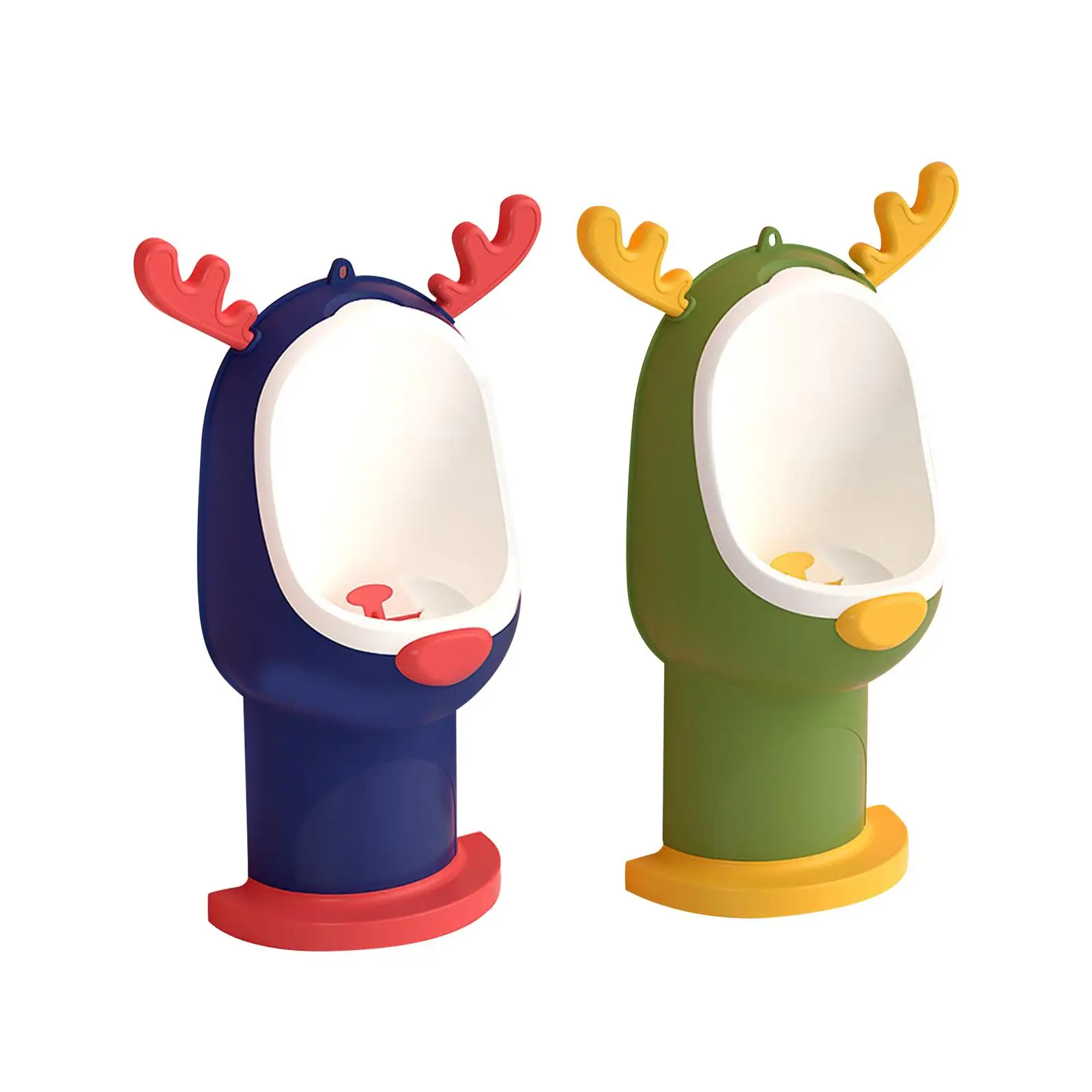 Cute Bear Potty Trainer Urinal with Aiming Target Standing Potty Urinal Pee
