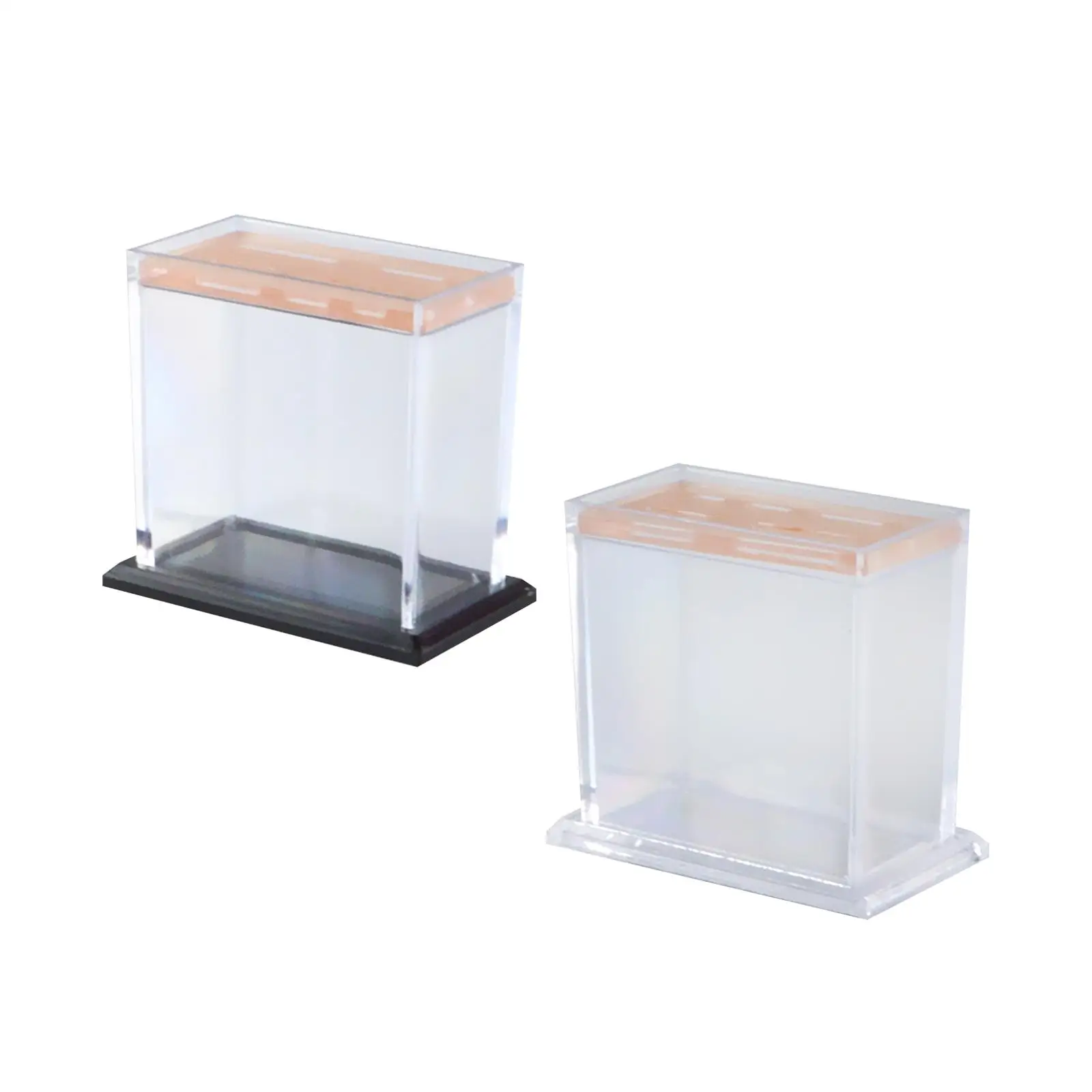 Mini Storage Holder Decor Kitchen Gadget Transparent 1/12 Scale Container for