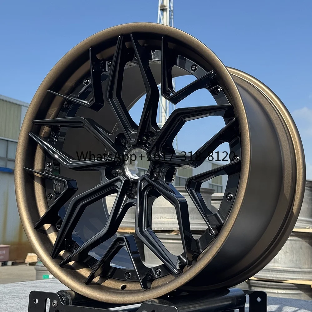 

Стиль колес 18, 19, 20, 21, 22, 23, 24, 26 дюймов, 5x112, 6061-T6, сплав, изготовленные на заказ, бронзовые роскошные автомобильные колесные диски