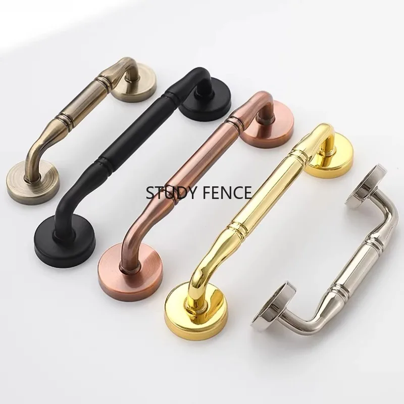 1pc Surface Mounted Zinc Alloy Handle Cabinet/wardrobe Door Handles Chinese Style Bedroom Drawer Handle Hardware Accessories