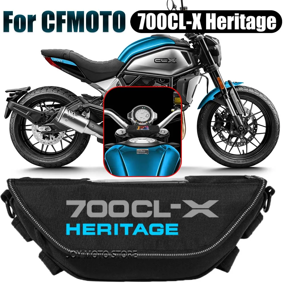 

For CFMOTO 700cl-x Heritage 700cl-x Motorcycle accessories tools bag Waterproof And Dustproof Convenient travel handlebar bag