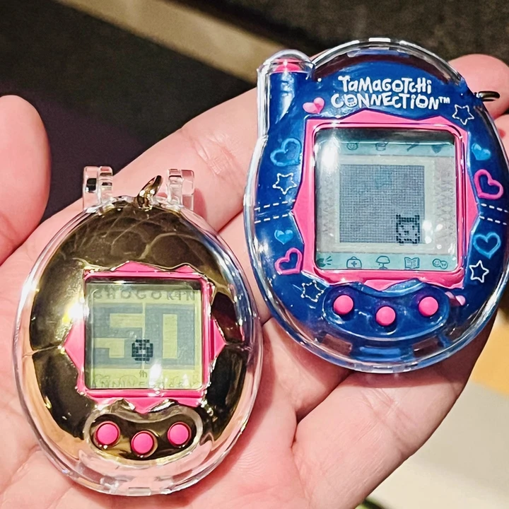 

Tamagotchi Original Connection V3 Electronic Pet Machine Protective Case Pc Flip Cover Transparent Protective Hard Cover