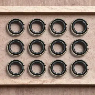 

12Sets Impact Wrench Retaining Ring Rubber O-Rings Socket Retainer for Electric Air Wrench -Rings