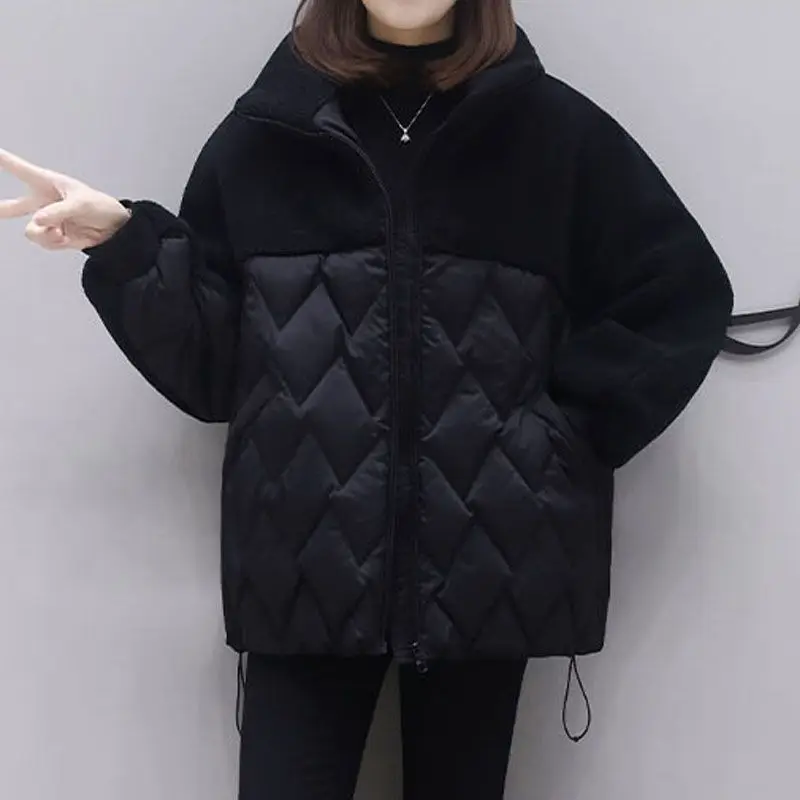 2024 Winter Jacket Casual Stylish Outerwear Women New Parka Coat Down Cotton Jackets Female   Padded  T241