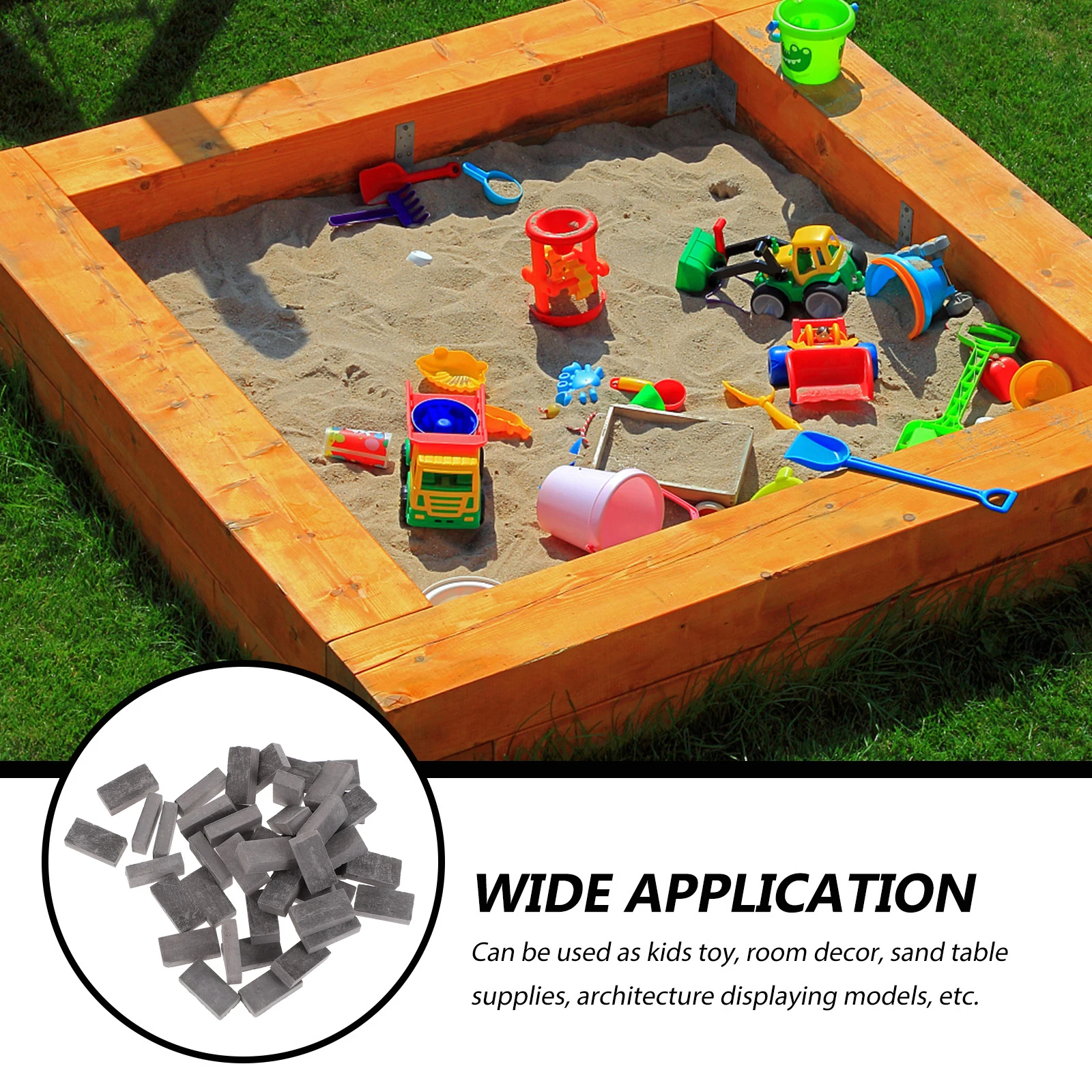 

120 шт. миниатюрные настенные кирпичи, имитация кирпича для Diy, песочный стол, микропейзажный декор, прочный маленький кирпич, сказочная садовая комната