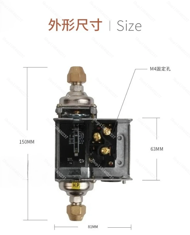 Differential pressure controller Differential pressure switch HLD2CHLD4C controller Differential