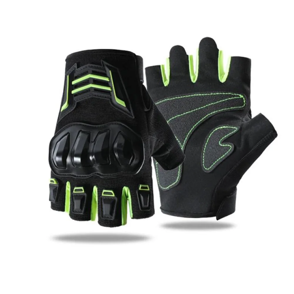 AliExpress NONE Motorcycle Gloves Half Finger Breathable Wear-resistant Anti Slip Anti Fall  Racing Outdoor Cycling Electric Bike Gloves