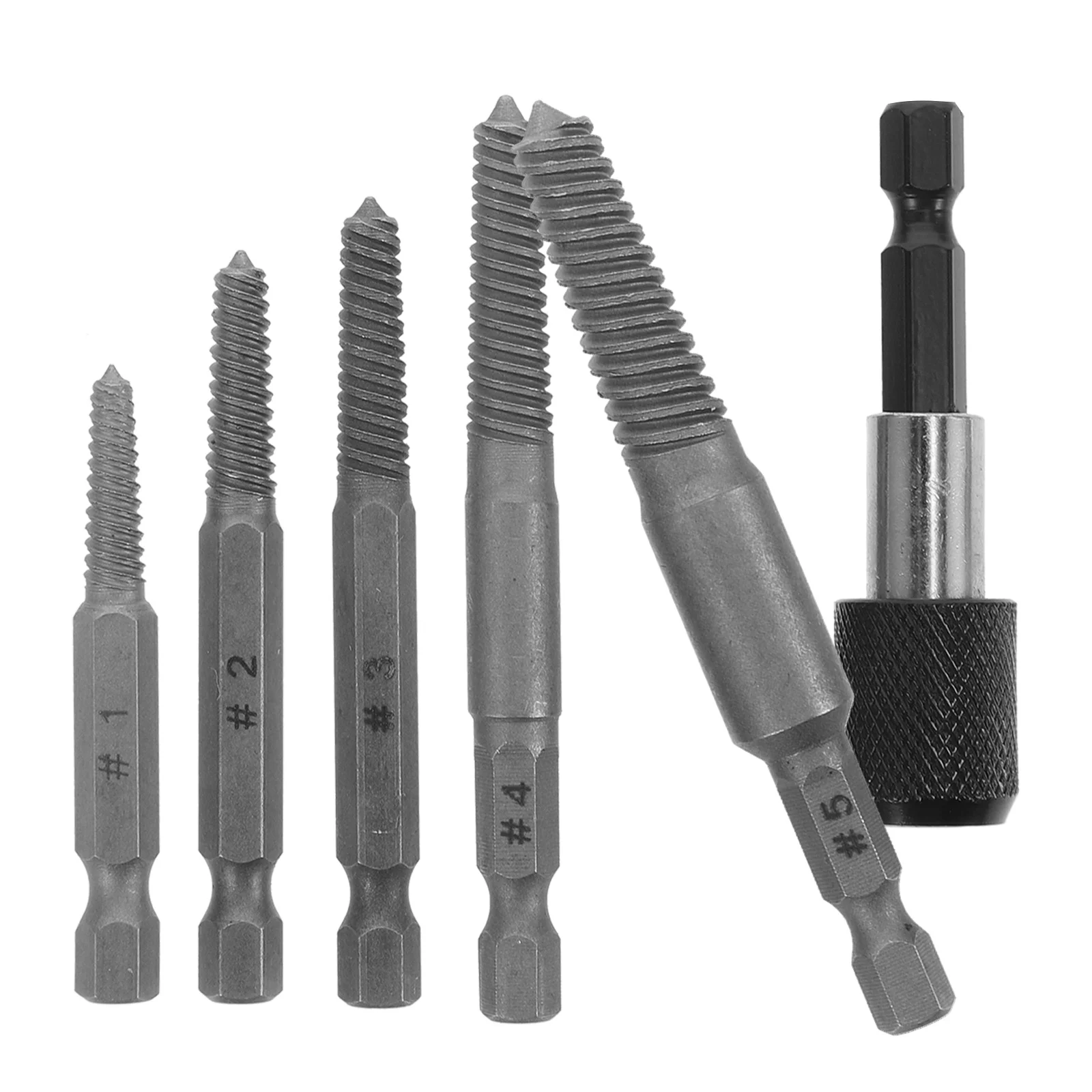 

1 set 1 Set Screw Extractor Set Damaged Screw Extractor Stripped Bolt Remover Tool For Home Repair Diy Plumbing Hand Tools