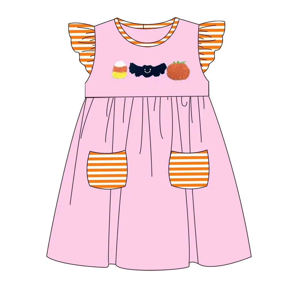 أفضل بيع الأولاد الفرنسية عقدة هالوين الثلاثي زي الأولاد زي مجموعة بالجملة للتخصيص #5