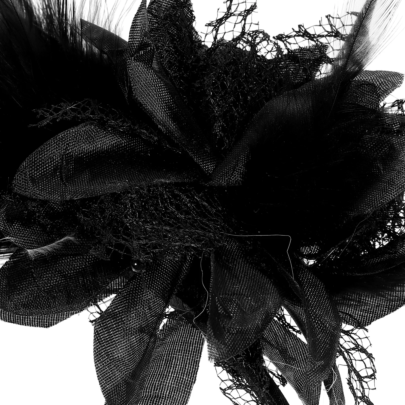 

Headgear Miss Headbands Hairbands Women Prom Accessories Plume Headpiece