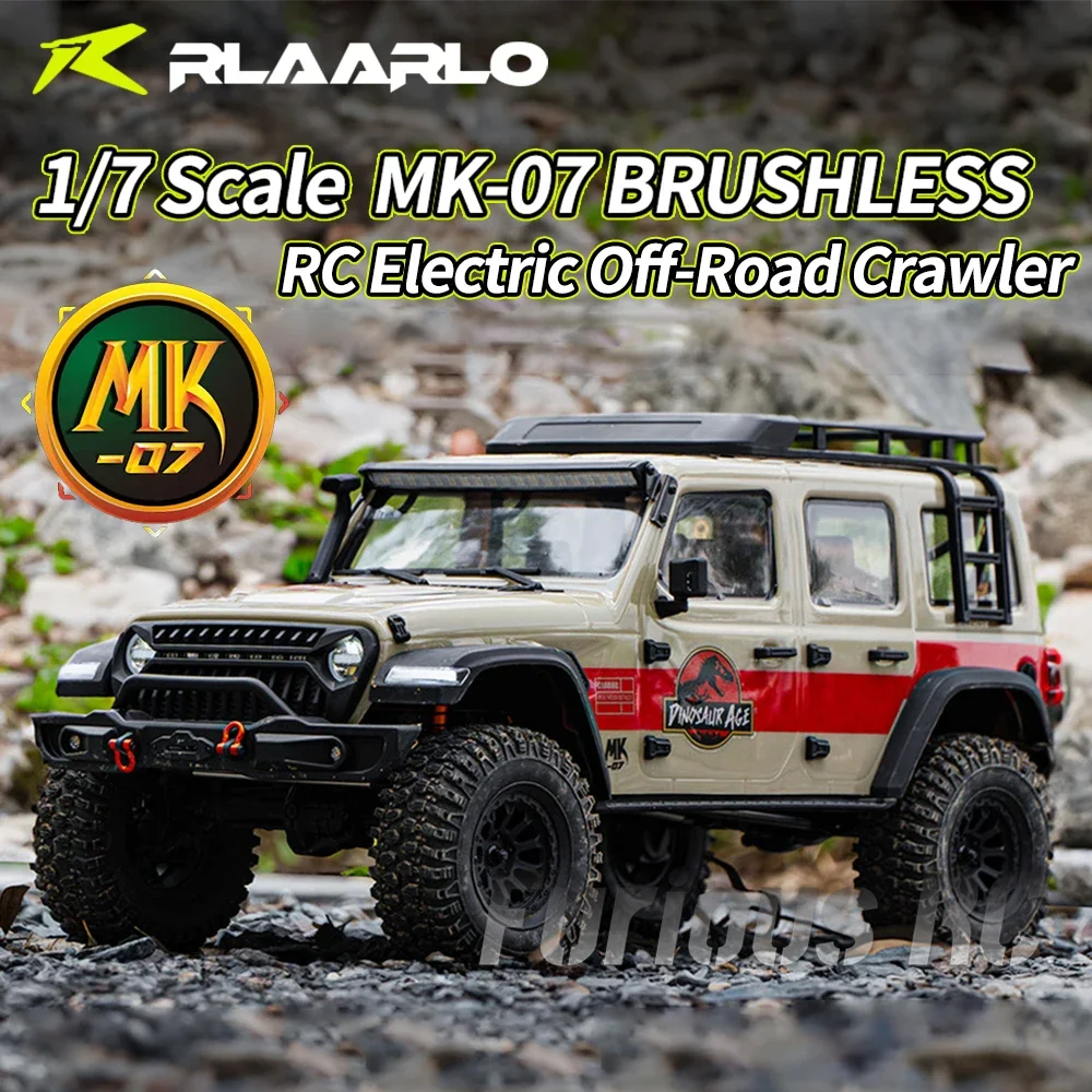 RLAARLO Croboll MK07 Brushless Version 1/7 RC Electric Remote Control Model Car Rock Crawler 4WD RTR Adult Children's Toys