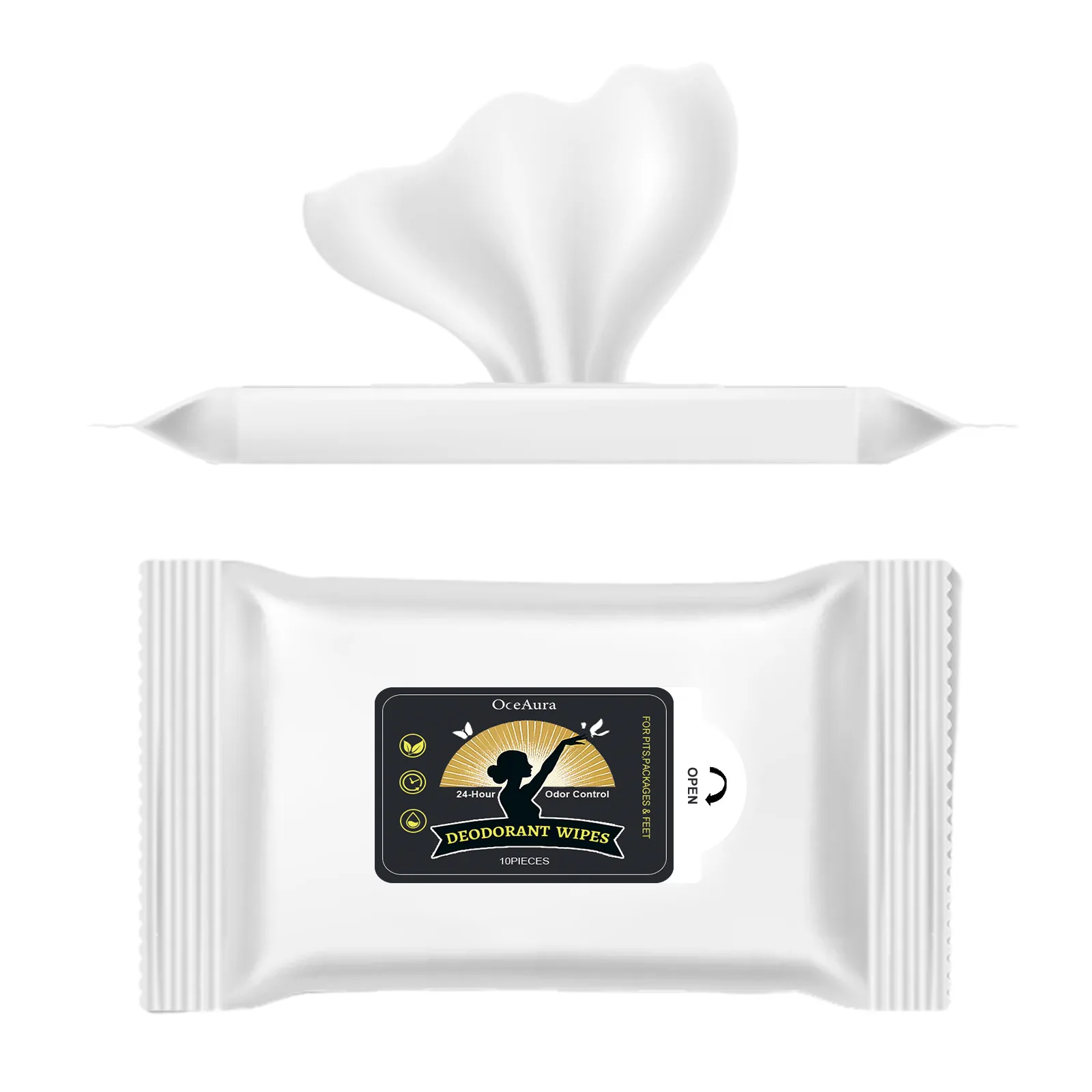 Odor-Removing Wipes for Sports Sweat – Gentle Cleansing Body Wipes to Eliminate Odors and Leave a Fresh Scent