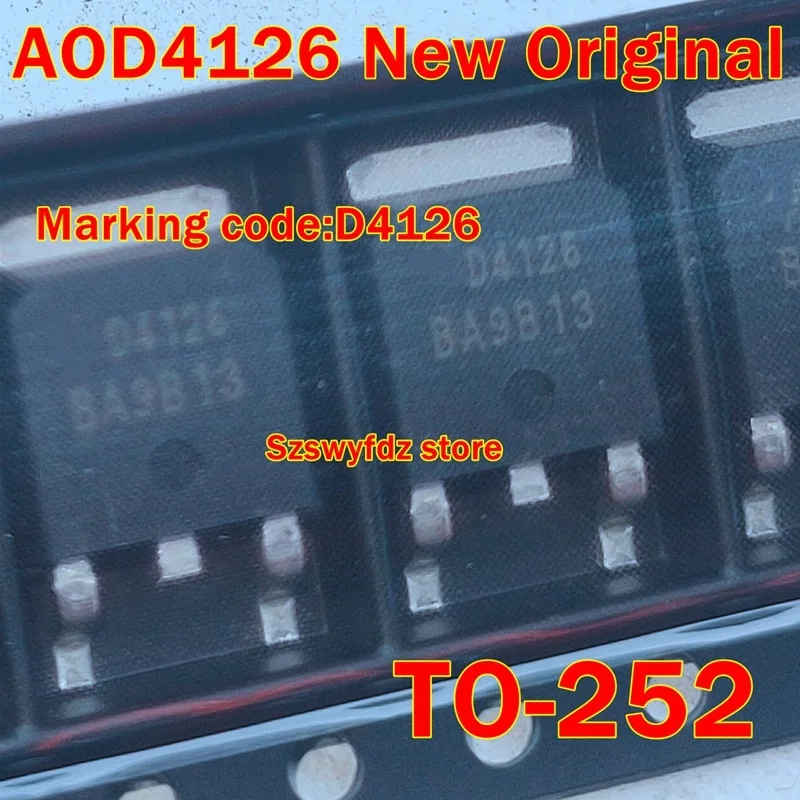 

AOD4126 TO-252 Marking code:D4126 New Original 100V N-Channel MOSFET